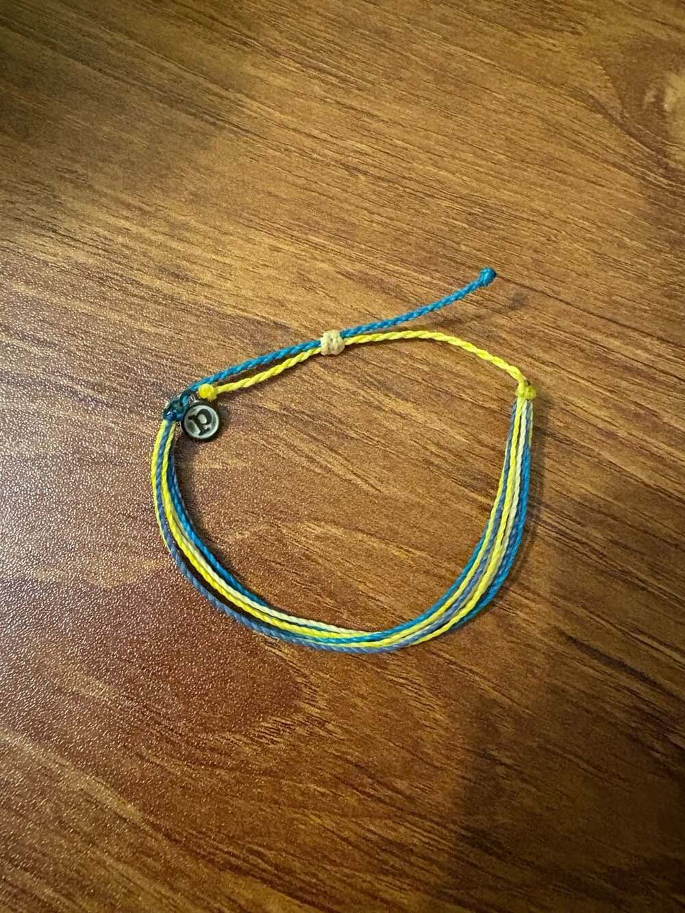 Pura Vida Monaco Bracelet Blue and Yellow String